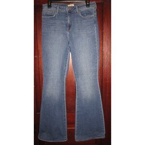 L'Agence 29 Bell Bottom Fit Flare Jeans Stretch Blue Denim High Rise Authentique